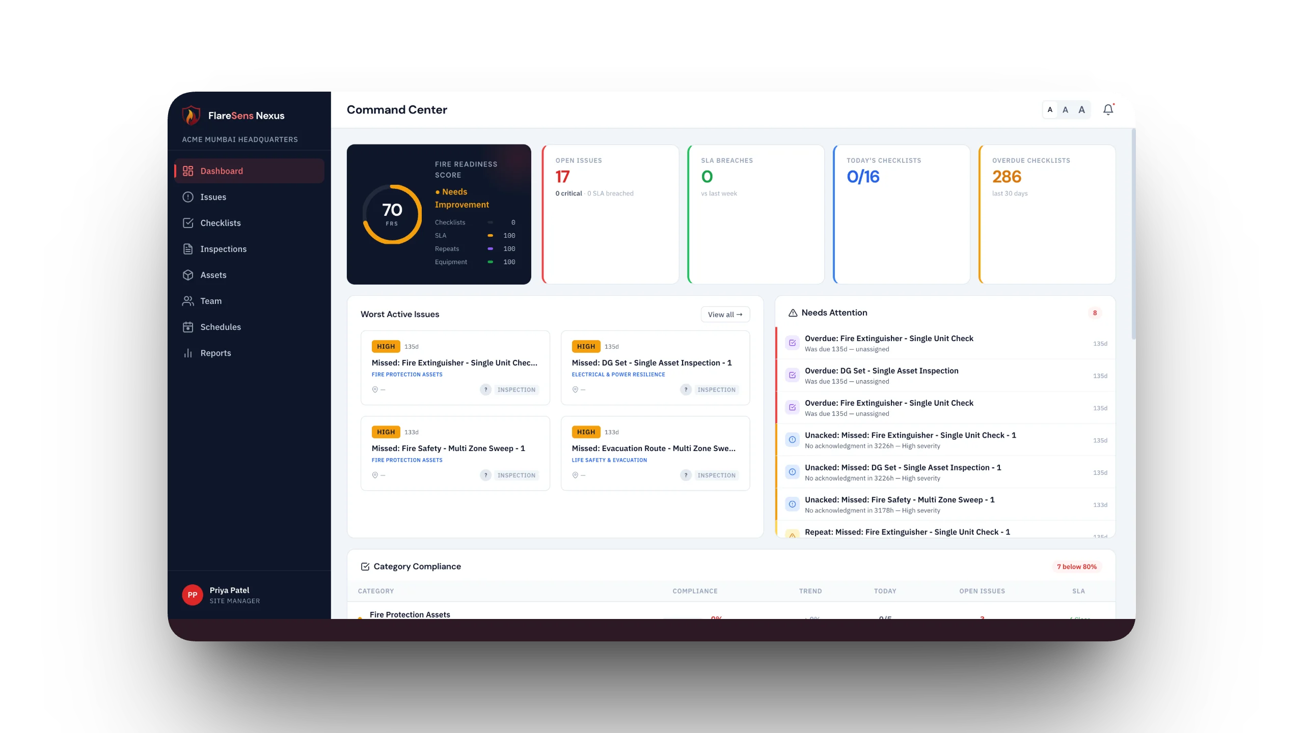 FlareSens Nexus product preview